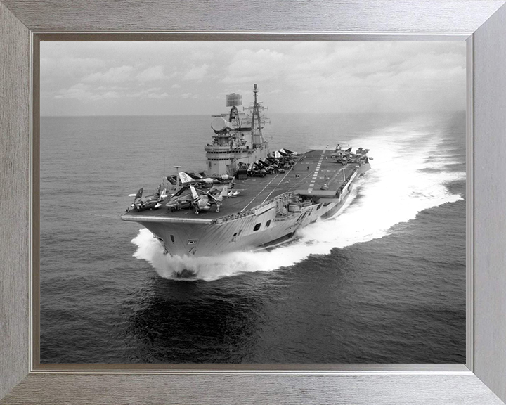 HMS Eagle R05 Royal Navy Audacious class aircraft carrier Photo Print or Framed Print - Hampshire Prints