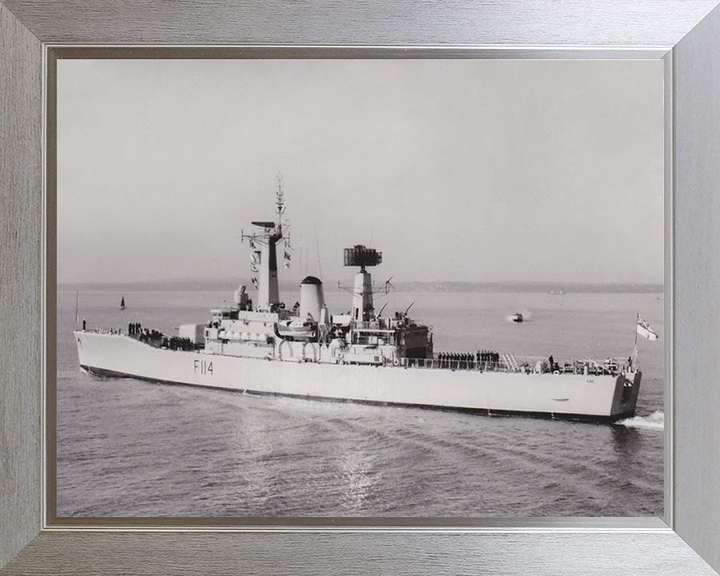 HMS Ajax F114 | Photo Print | Framed Print | Poster | Leander Class | Frigate | Royal Navy Hampshire Prints