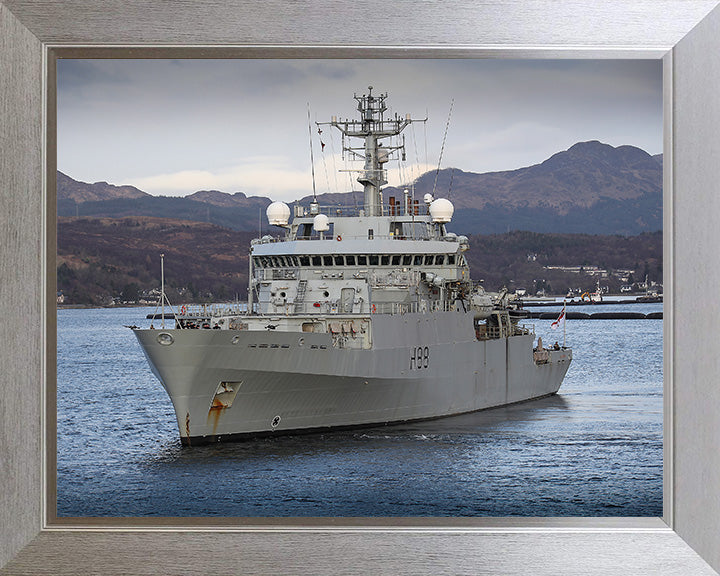 HMS Enterprise H88 Royal Navy hydrographic survey vessel Photo Print or Framed Print - Hampshire Prints