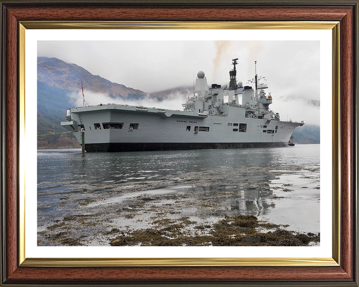 HMS Ark Royal R07 Royal Navy Invincible class aircraft carrier Photo Print or Framed Print - Hampshire Prints