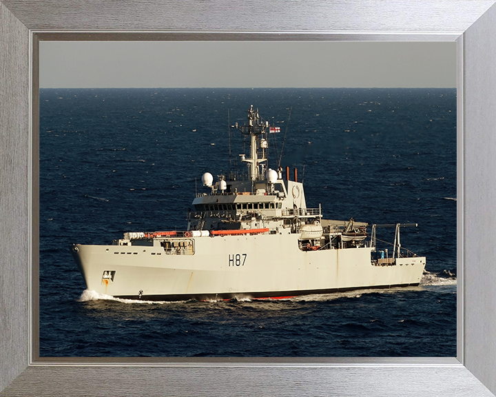 HMS Echo H87 Royal Navy Echo class survey vessel Photo Print or Framed Print - Hampshire Prints