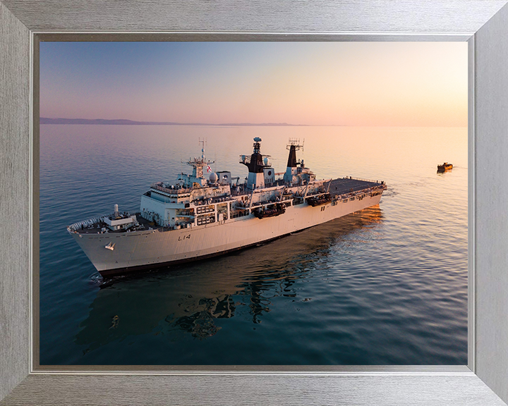 HMS Albion L14 Royal Navy Albion Class amphibious ship Photo Print or Framed Print - Hampshire Prints