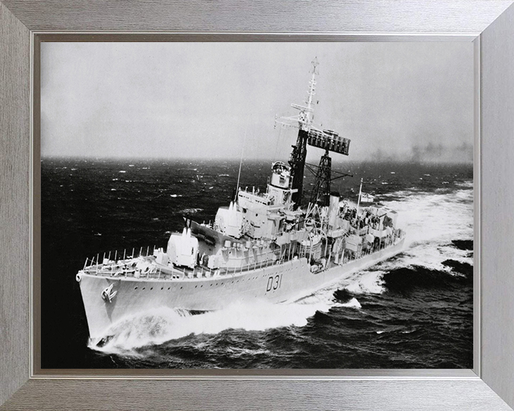 HMS Broadsword D31 Royal Navy Weapon class destroyer Photo Print or Framed Print - Hampshire Prints