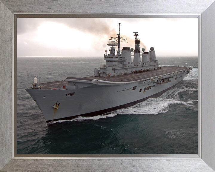 HMS Ark Royal R07 Royal Navy Invincible class aircraft carrier Photo Print or Framed Print - Hampshire Prints