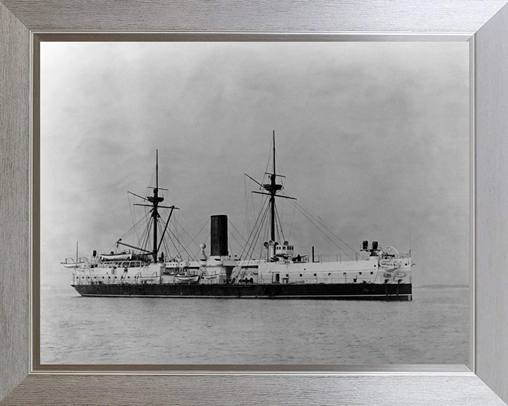 HMS Edinburgh (1882) Royal Navy Colossus class battleship Photo Print or Framed Print - Hampshire Prints