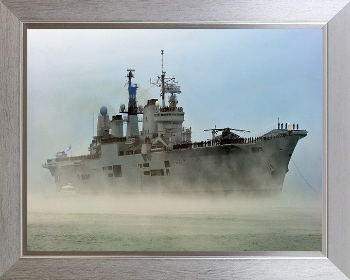 HMS Ark Royal R07 Royal Navy Invincible class aircraft carrier Photo Print or Framed Print - Hampshire Prints
