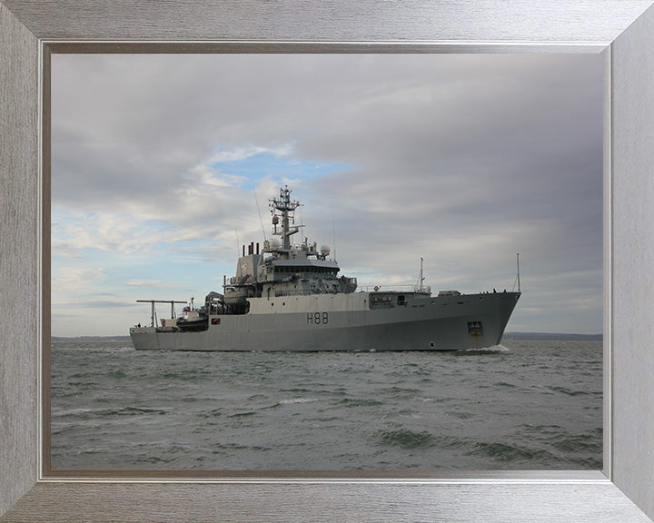 HMS Enterprise H88 | Photo Print | Framed Print | Hydrographic Survey Vessel | Royal Navy Hampshire Prints