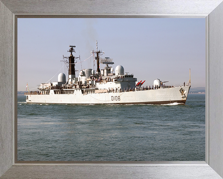 HMS Cardiff D108 Royal Navy Type 42 destroyer Photo Print or Framed Print - Hampshire Prints