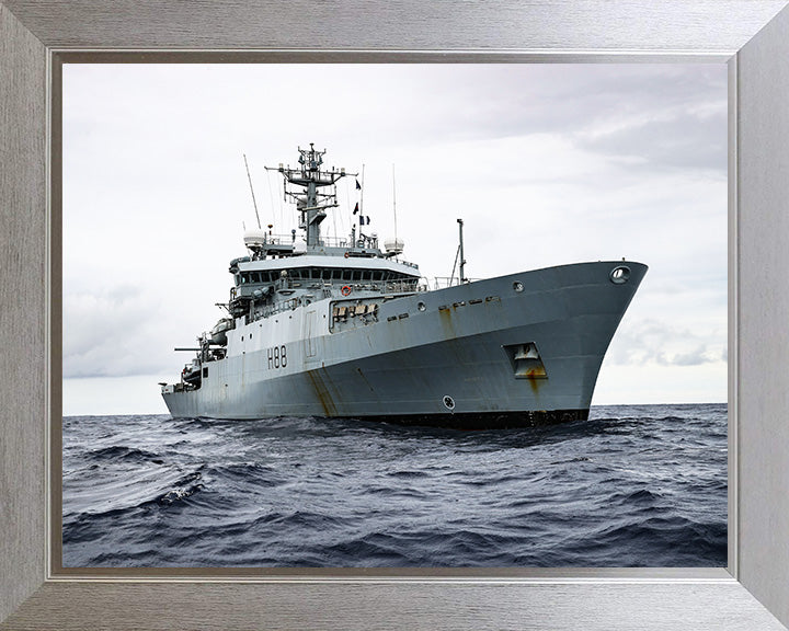 HMS Enterprise H88 | Photo Print | Framed Print | Hydrographic Survey Vessel | Royal Navy Hampshire Prints