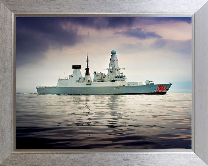HMS Dragon D35 Royal Navy Type 45 Destroyer Photo Print or Framed Print - Hampshire Prints