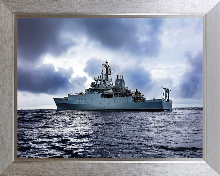 HMS Enterprise H88 | Photo Print | Framed Print | Hydrographic Survey Vessel | Royal Navy Hampshire Prints