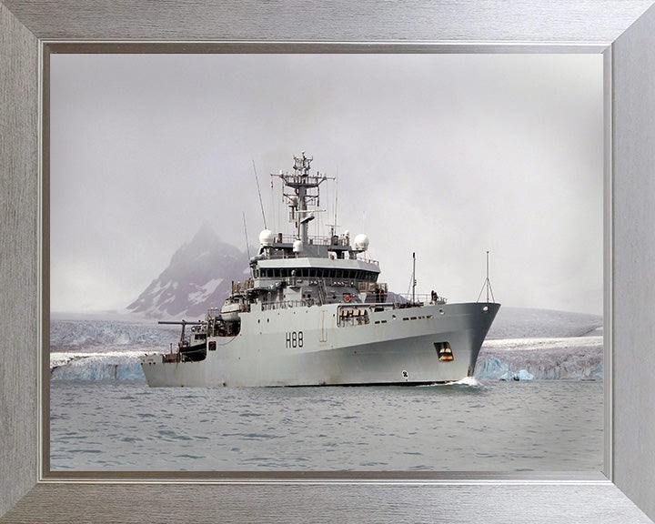 HMS Enterprise H88 | Photo Print | Framed Print | Hydrographic Survey Vessel | Royal Navy Hampshire Prints