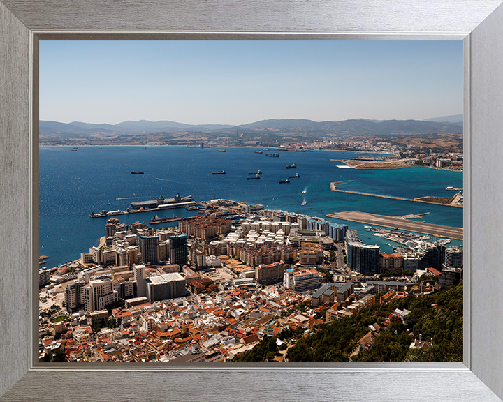 HM Naval Base Gibraltar Dockyard | Photo Print | Framed Print | Aerial Photo | Royal Navy Hampshire Prints