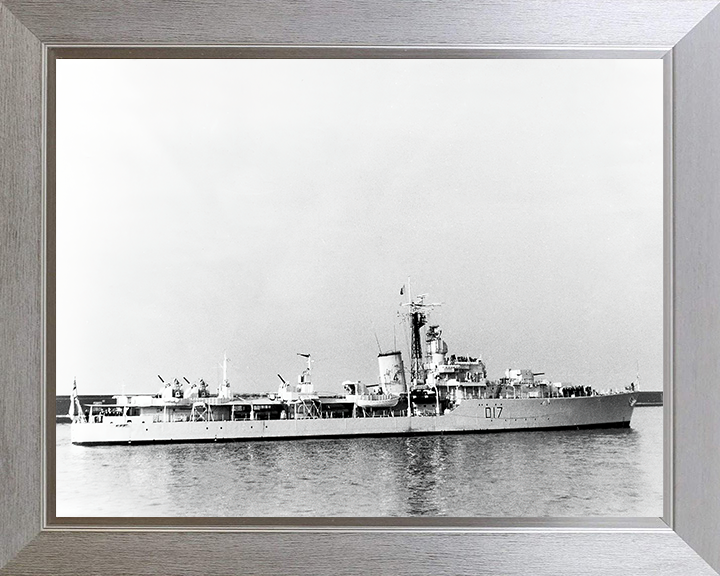 HMS Alamein D17 Royal Navy Battle Class fleet destroyer Photo Print or Framed Print - Hampshire Prints