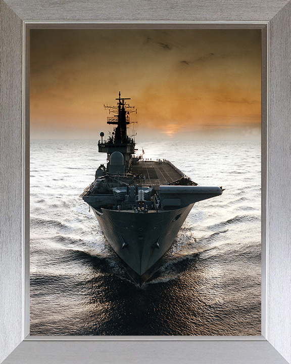 HMS Ark Royal R07 Royal Navy Invincible class aircraft carrier Photo Print or Framed Print - Hampshire Prints