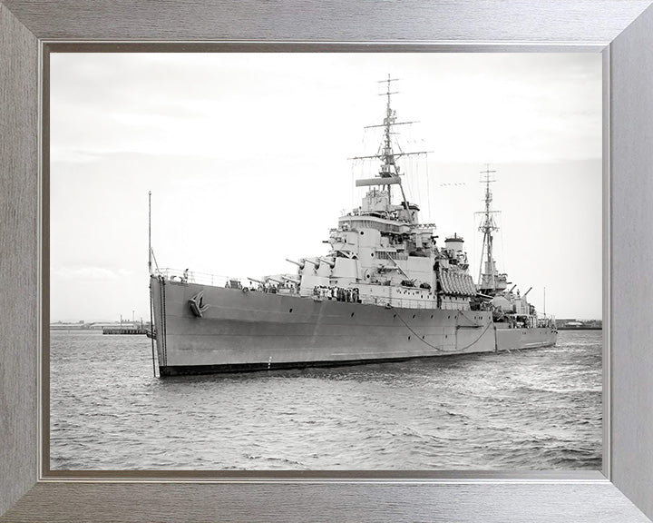 HMS Bermuda (52) Royal Navy Fiji class light cruiser Photo Print or Framed Photo Print - Hampshire Prints