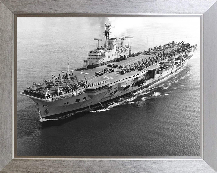 HMS Ark Royal R09 Royal Navy Audacious class aircraft carrier Photo Print or Framed Print - Hampshire Prints