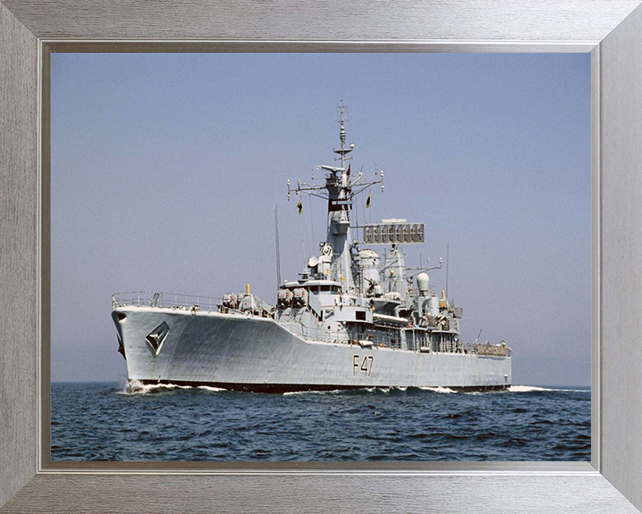 HMS Danae F47 Royal Navy Leander Class Frigate Photo Print or Framed Print - Hampshire Prints