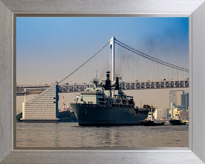 HMS Albion L14 Royal Navy Albion Class amphibious ship Photo Print or Framed Print - Hampshire Prints