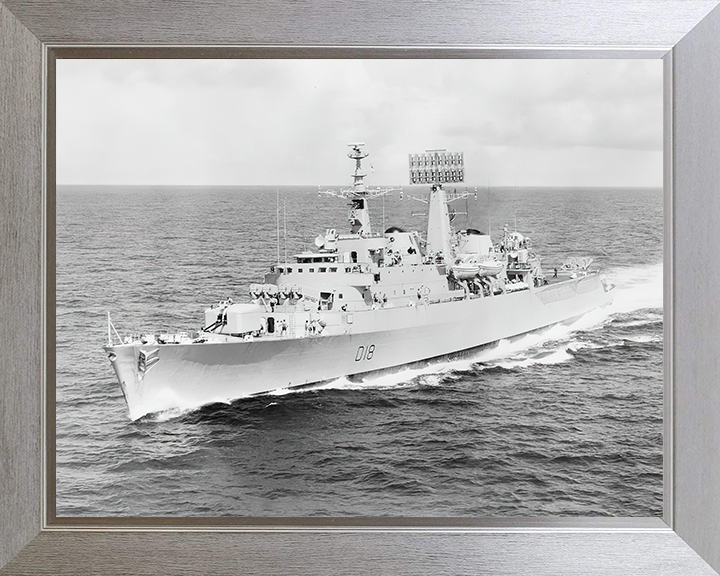 HMS Antrim D18 Royal Navy County class destroyer Photo Print or Framed Print - Hampshire Prints