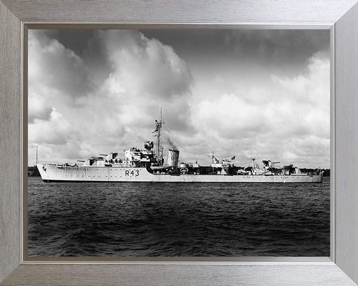 HMS Comus R43 | Photo Print | Framed Print | C Class | Destroyer | Royal Navy Hampshire Prints