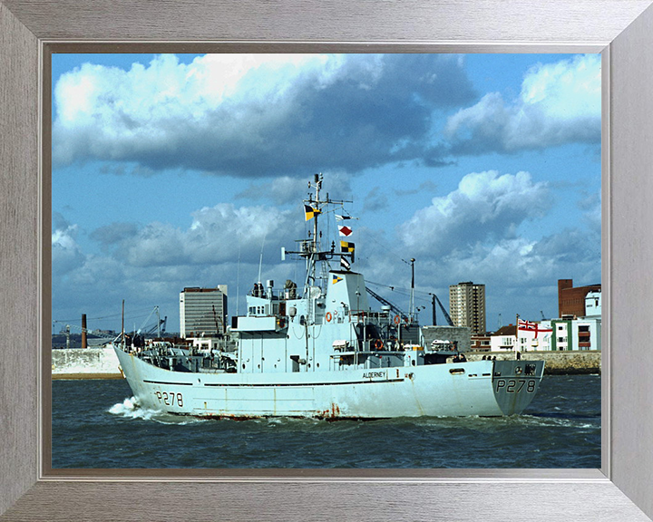 HMS Alderney P278 Royal Navy Island class Patrol Vessel Photo Print or Framed Photo Print - Hampshire Prints