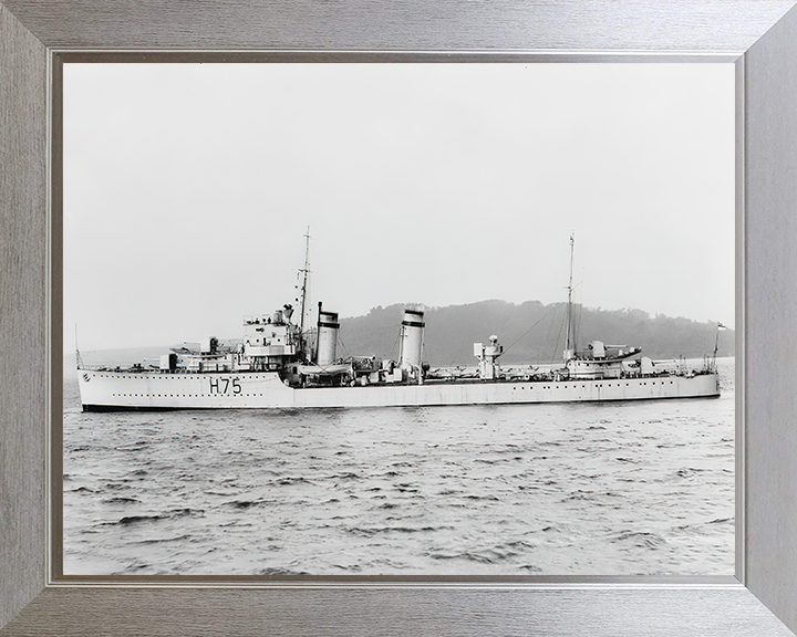 HMS Decoy H75 Royal Navy D class destroyer Photo Print or Framed Print - Hampshire Prints