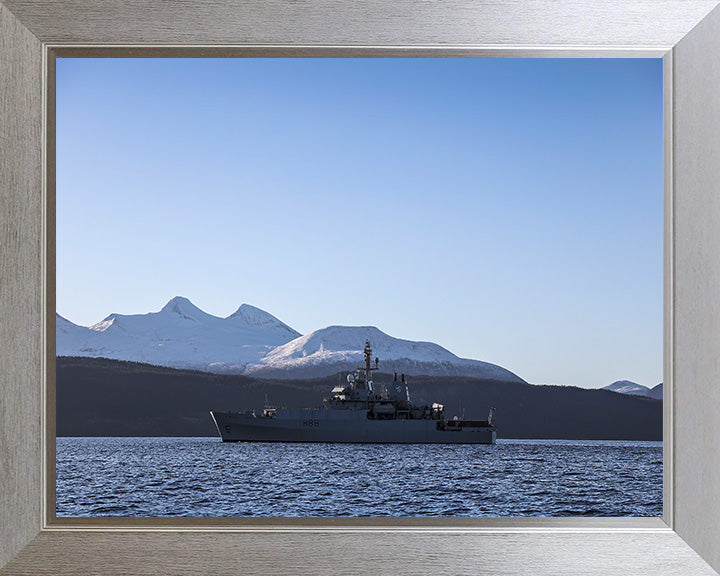 HMS Enterprise H88 Royal Navy hydrographic survey vessel Photo Print or Framed Print - Hampshire Prints