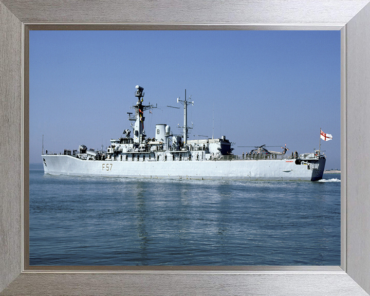 HMS Andromeda F57 Royal Navy Leander class frigate Photo Print or Framed Print - Hampshire Prints