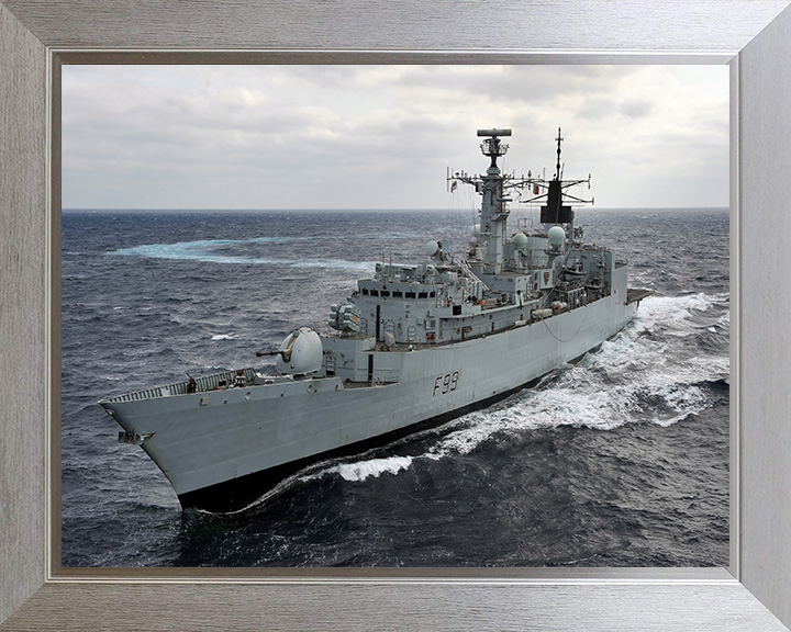 HMS Cornwall F99 Royal Navy Type 22 Frigate Photo Print or Framed Print - Hampshire Prints
