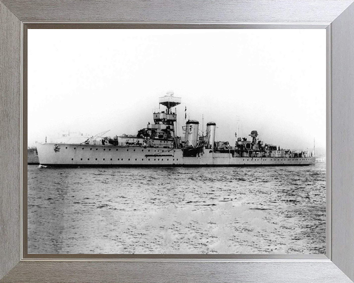 HMS Curlew D42 Royal Navy C class light cruiser Photo Print or Framed Photo Print - Hampshire Prints