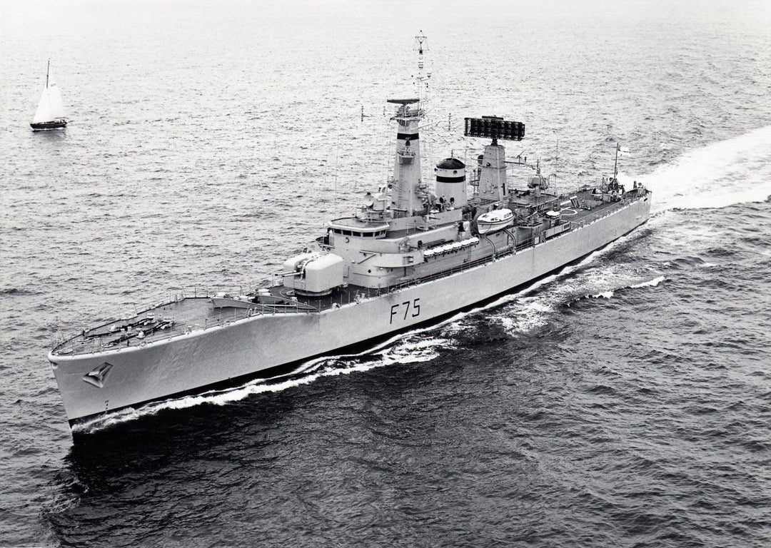 HMS Charybdis F75 Royal Navy Leander class frigate Photo Print or Framed Print - Hampshire Prints