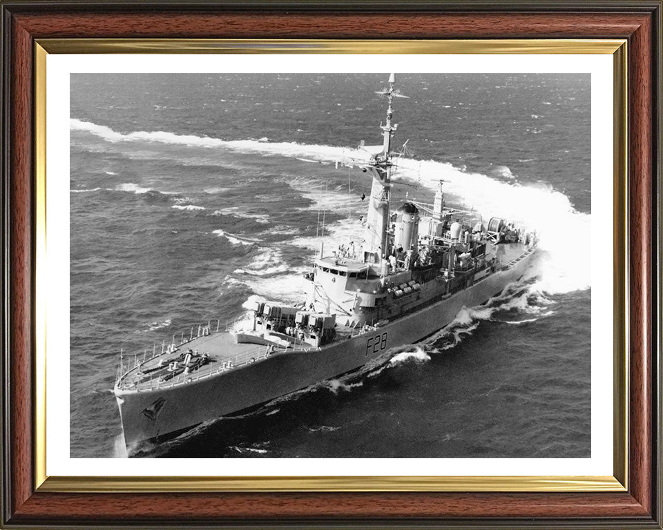 HMS Cleopatra F28 Royal Navy Leander class frigate Photo Print or Framed Print - Hampshire Prints