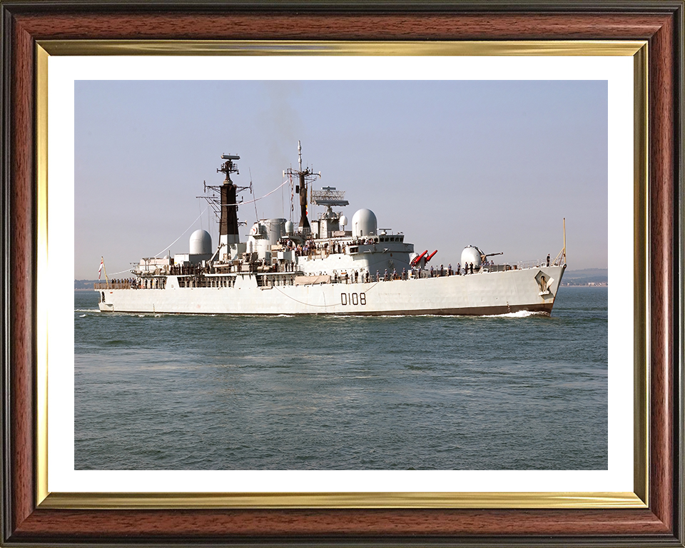 HMS Cardiff D108 | Photo Print | Framed Print | Poster | Type 42 | Destroyer | Royal Navy Hampshire Prints