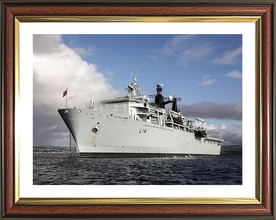 HMS Albion L14 Royal Navy Albion Class amphibious ship Photo Print or Framed Print - Hampshire Prints