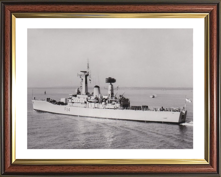 HMS Ajax F114 | Photo Print | Framed Print | Poster | Leander Class | Frigate | Royal Navy Hampshire Prints
