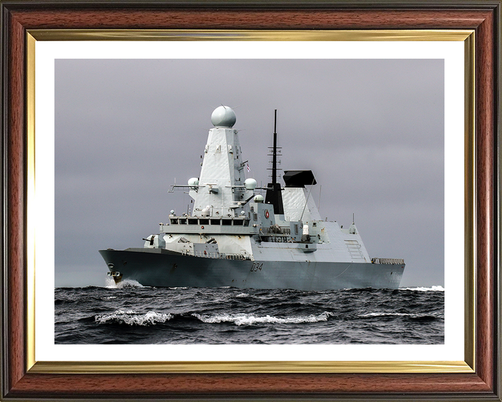 HMS Diamond D34 Royal Navy Type 45 Destroyer Photo Print or Framed Print - Hampshire Prints