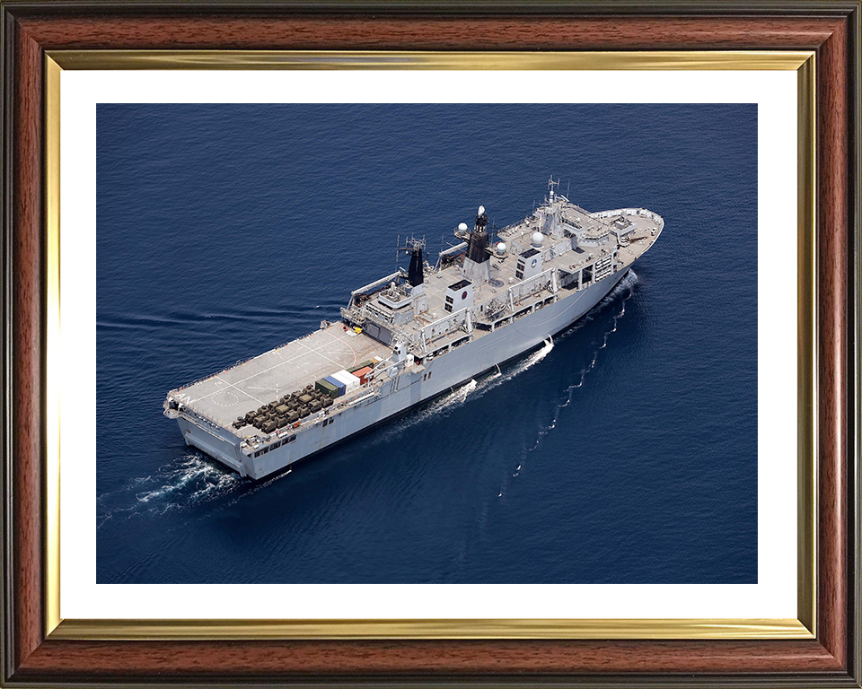 HMS Albion L14 Royal Navy Albion Class amphibious ship Photo Print or Framed Print - Hampshire Prints