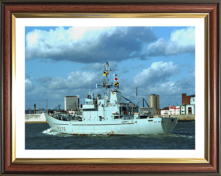HMS Alderney P278 | Photo Print | Framed Print | Island Class | Patrol Vessel | Royal Navy Hampshire Prints
