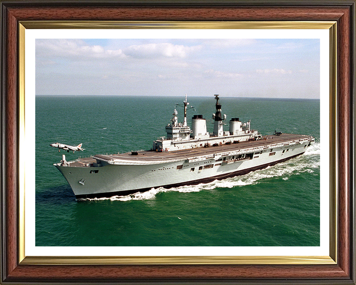 HMS Ark Royal R07 Royal Navy Invincible class aircraft carrier Photo Print or Framed Print - Hampshire Prints