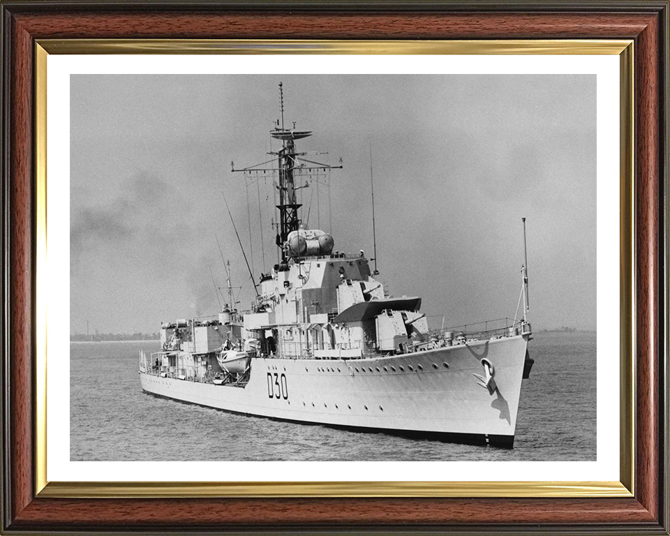 HMS Carron D30 Royal Navy C class destroyer Photo Print or Framed Print - Hampshire Prints