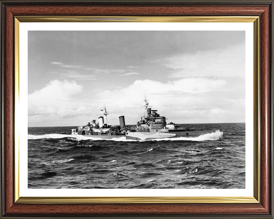 HMS Belfast C35 Royal Navy Town class light cruiser Photo Print or Framed Print - Hampshire Prints