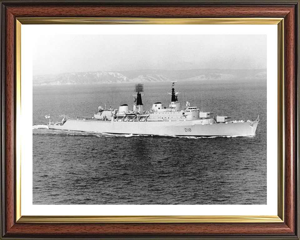 HMS Antrim D18 Royal Navy County class destroyer Photo Print or Framed Print - Hampshire Prints