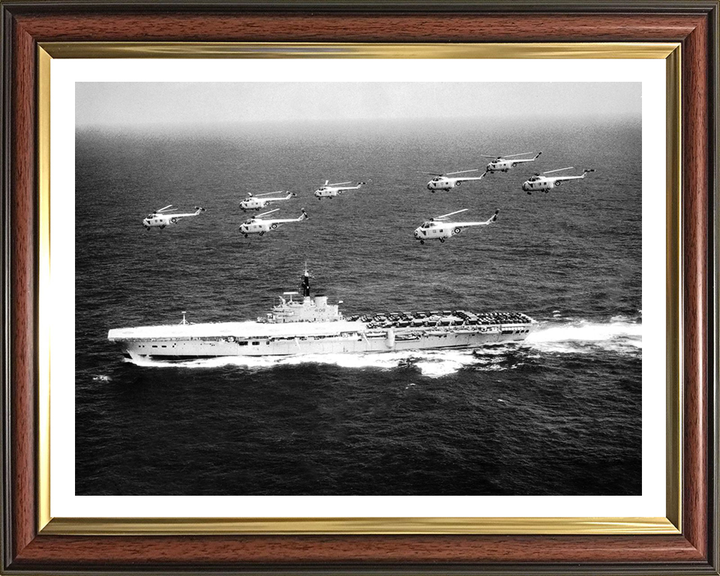 HMS Bulwark R08 | Photo Print | Framed Print | Centaur Class | Fleet Carrier | Royal Navy Hampshire Prints