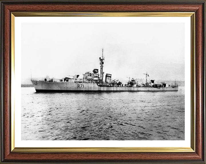 HMS Constance R71 Royal Navy C class destroyer Photo Print or Framed Print - Hampshire Prints