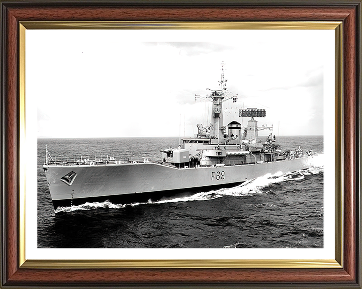 HMS Bacchante F69 | Photo Print | Framed Print | Leander Class | Frigate | Royal Navy Hampshire Prints