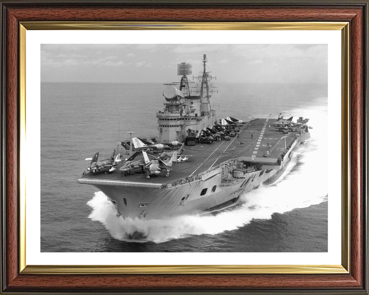 HMS Eagle R05 Royal Navy Audacious class aircraft carrier Photo Print or Framed Print - Hampshire Prints