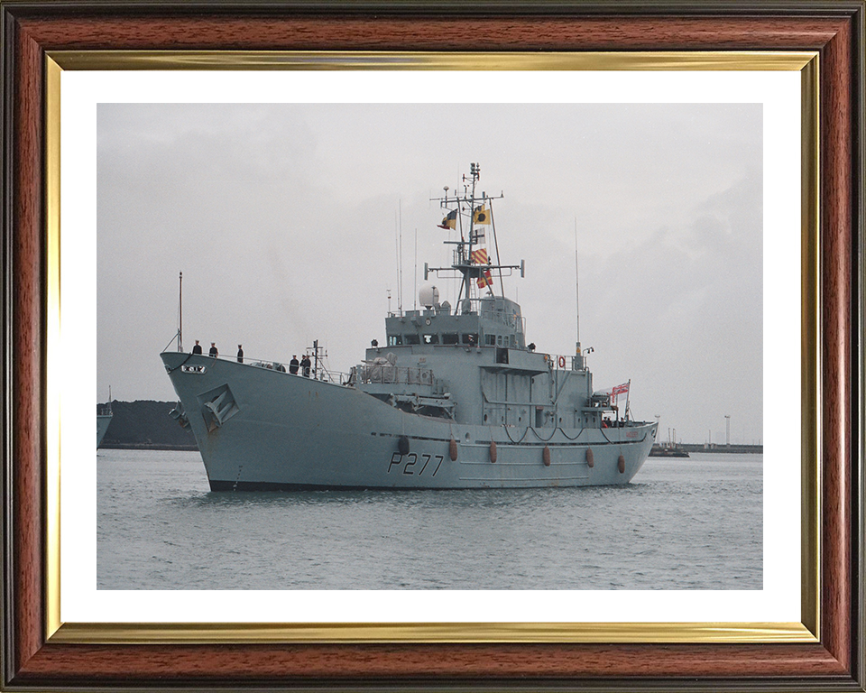 HMS Anglesey P277 Royal Navy Island class Patrol Vessel Photo Print or Framed Photo Print - Hampshire Prints