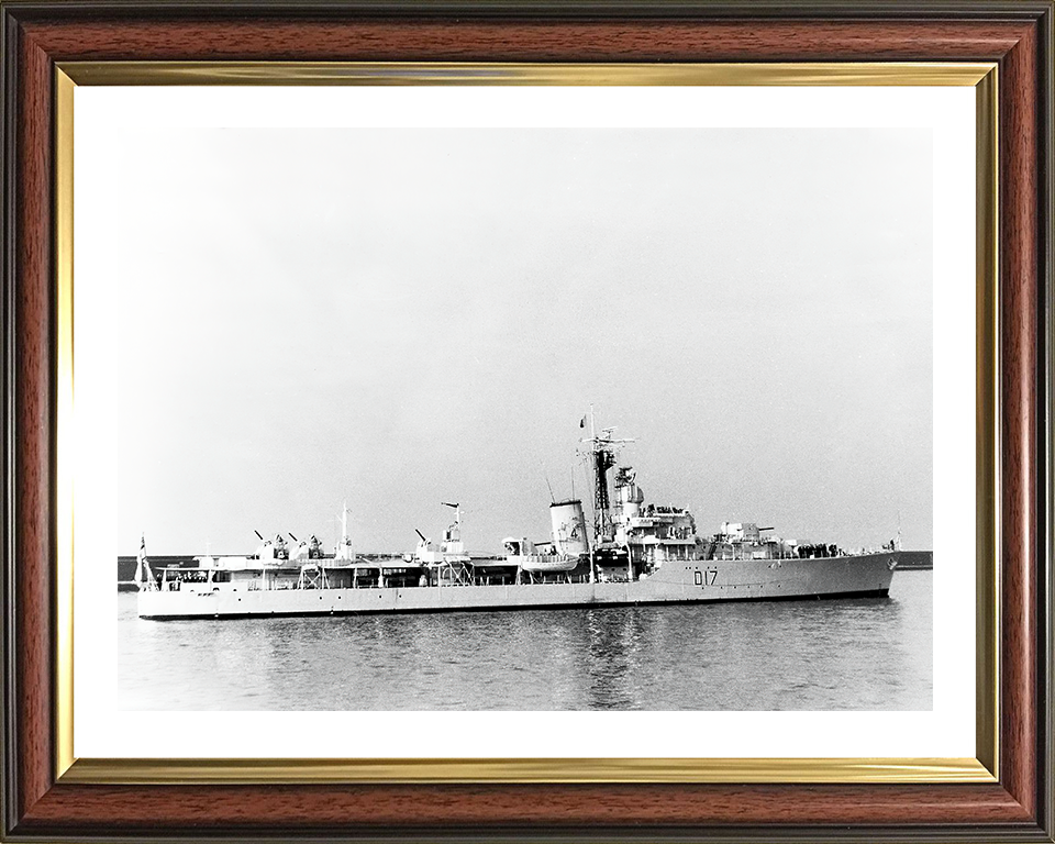 HMS Alamein D17 Royal Navy Battle Class fleet destroyer Photo Print or Framed Print - Hampshire Prints