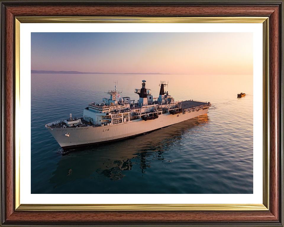 HMS Albion L14 Royal Navy Albion Class amphibious ship Photo Print or Framed Print - Hampshire Prints